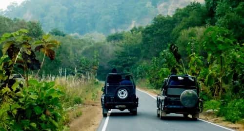 Over the Hai Van Pass in an Open-air Jeep 