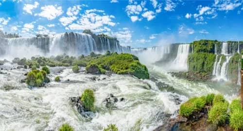 Iguazu Falls: Devil's Throat from Both Sides