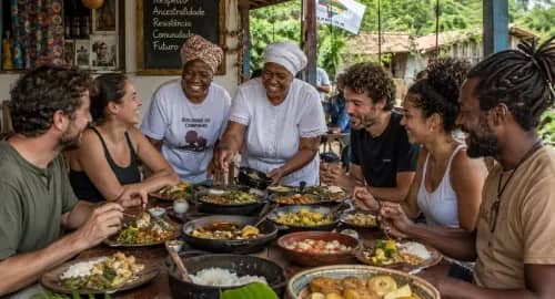 Lunch at Quilombo do Campinho