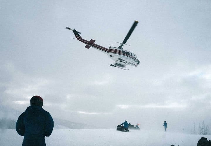Heli Transfer to Baldface Lodge