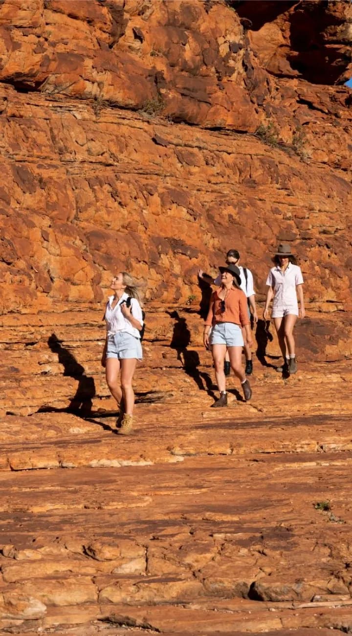 Coober Pedy to Kings Canyon. Lunar landscapes and desert skies.