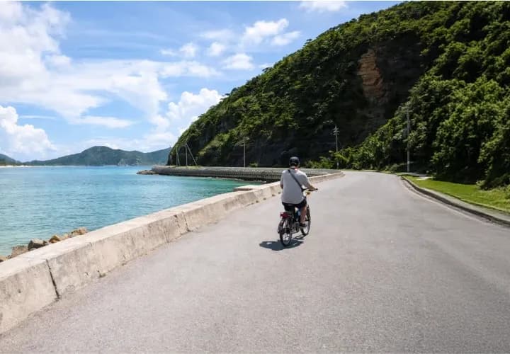 Zamami Island by Electric Bike