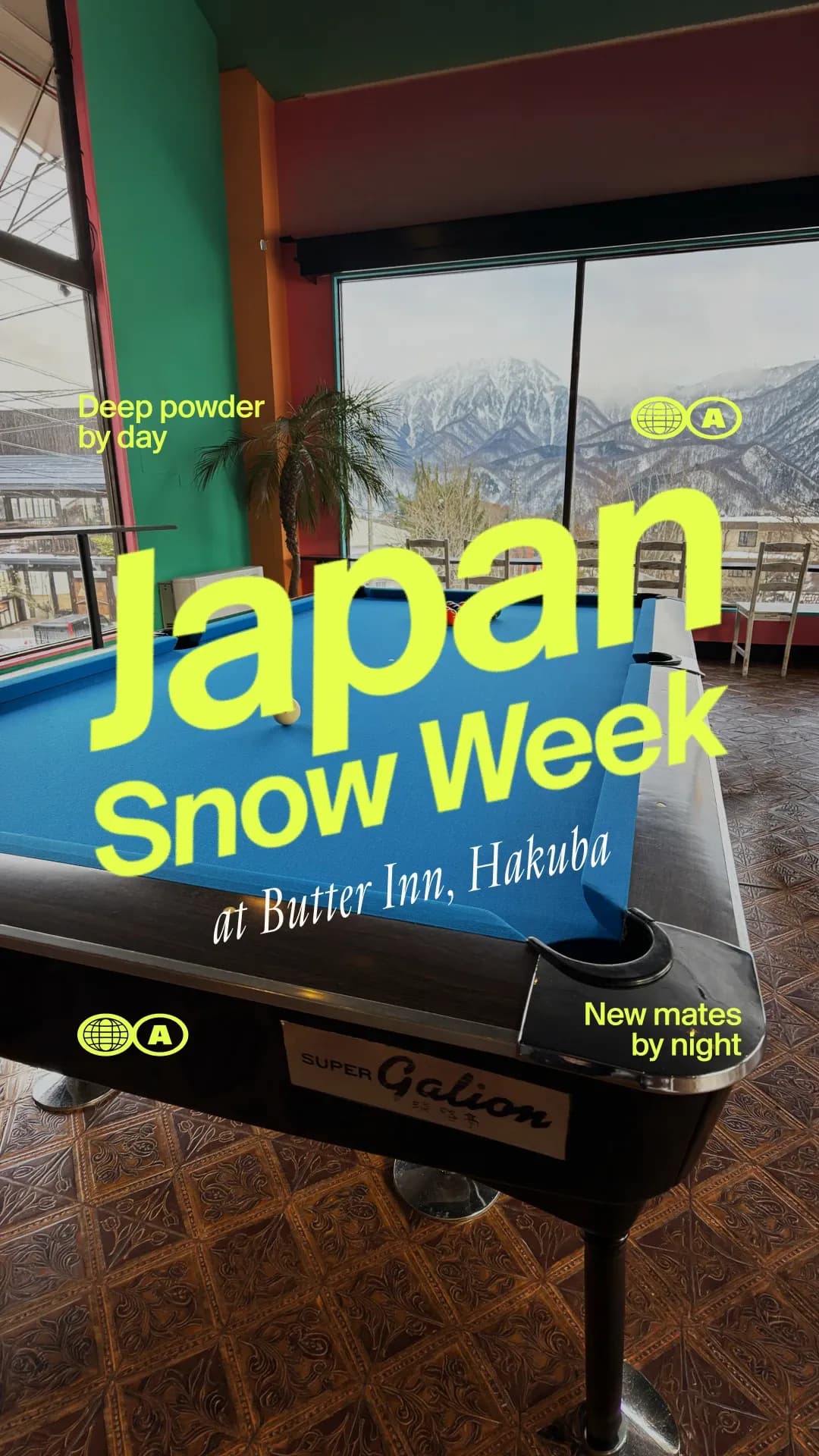 Japan Snow Week at Butter Inn:  Deep Powder by Day, New Mates by Night