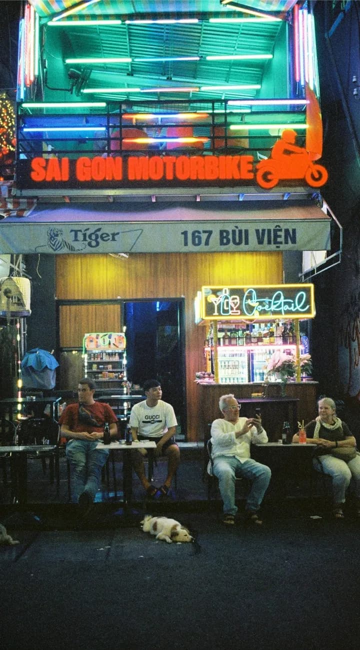 Arrive in Ho Chi Minh City. Vespa Nightlife Tour.