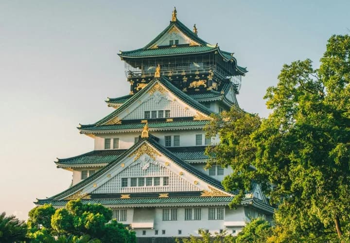 Osaka Castle, Nakanoshima Park and Umeda Sky Building