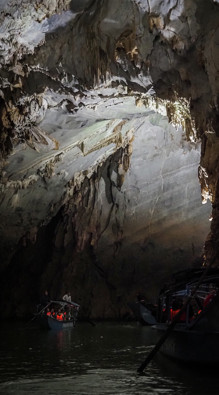 Into Phong Nha Cave