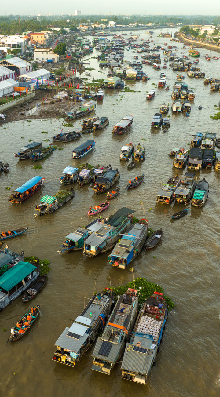 Cai Rang Floating Market