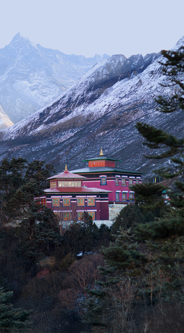 Trek to Tyangboche (3,800m)
