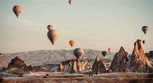 Float above Cappadocia, Türkiye