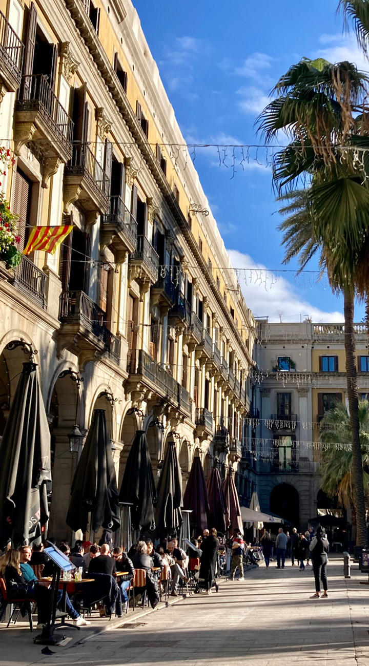 Arrival in Barcelona