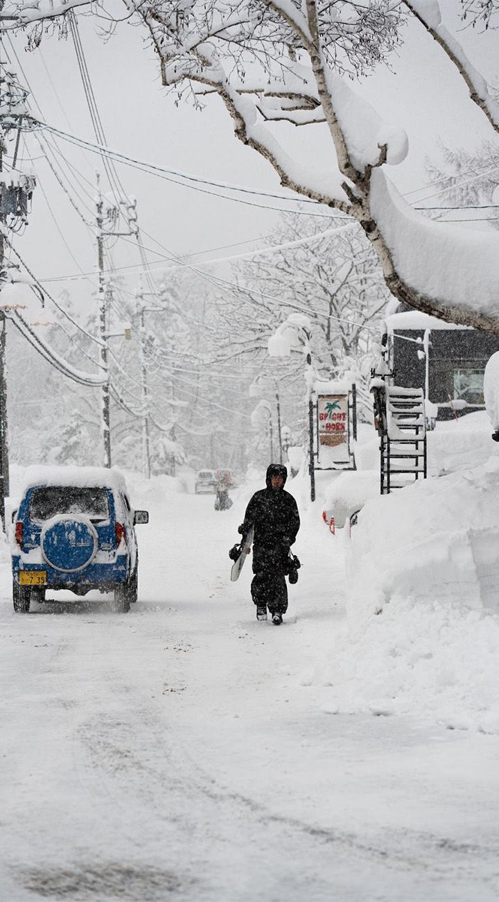 Arrival in Hakuba