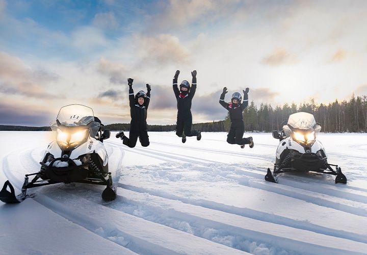 Throttle & Thaw: Snowmobile and Spa