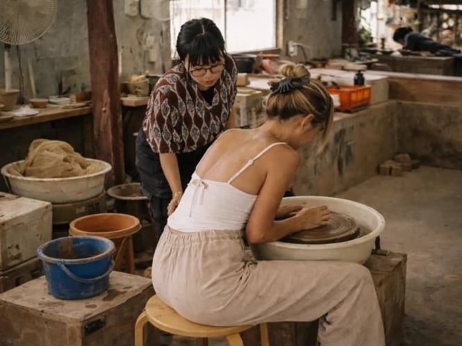 Yachimun Pottery Class - Day 8