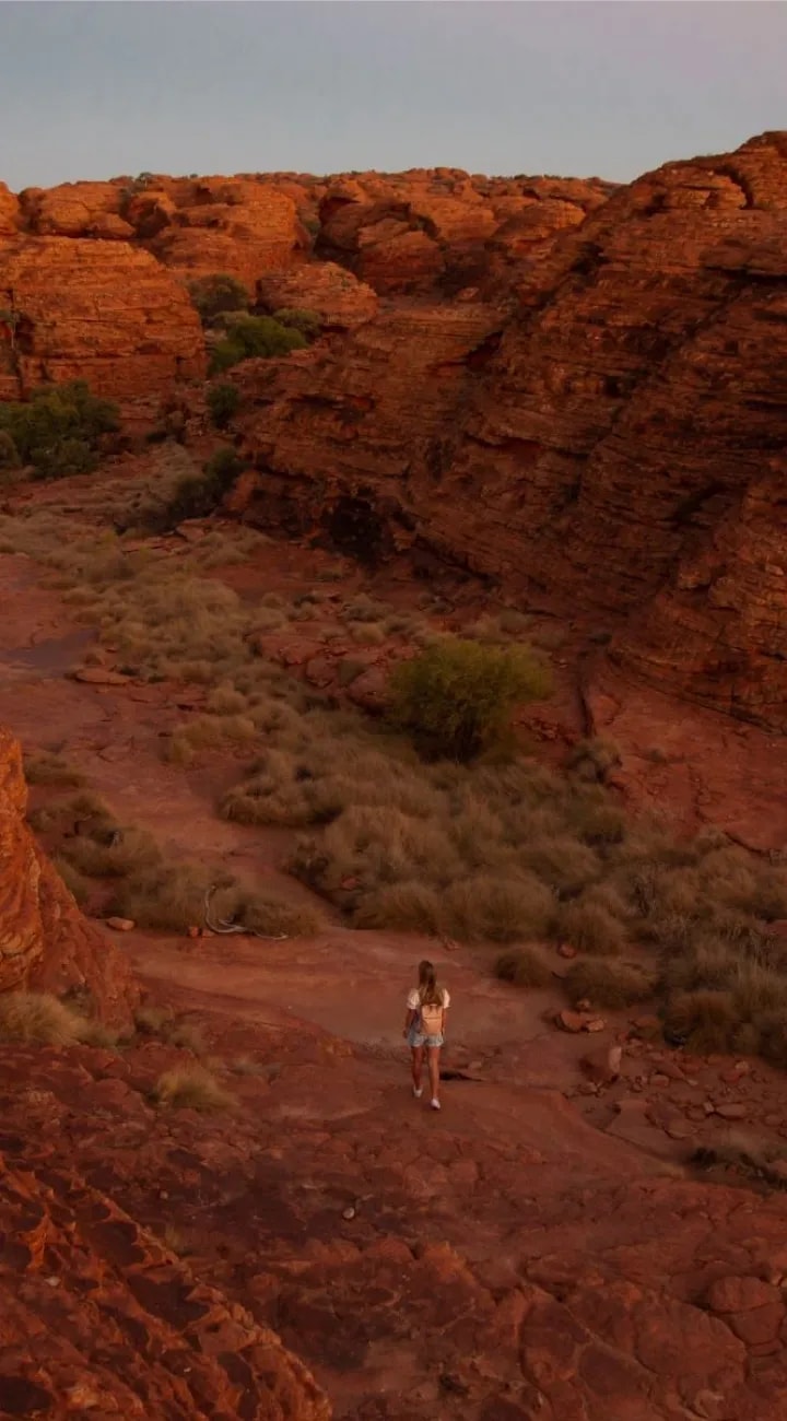 Kings Canyon to Uluru. The red centre arrival.