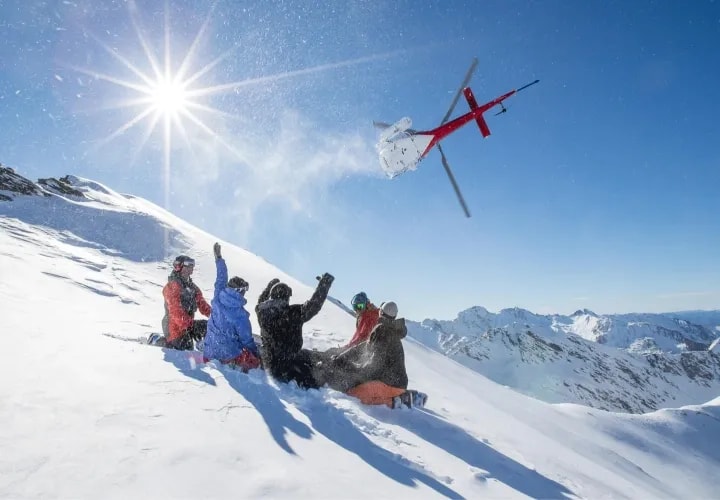 Heli Ski - Queenstown 4 Run Day
