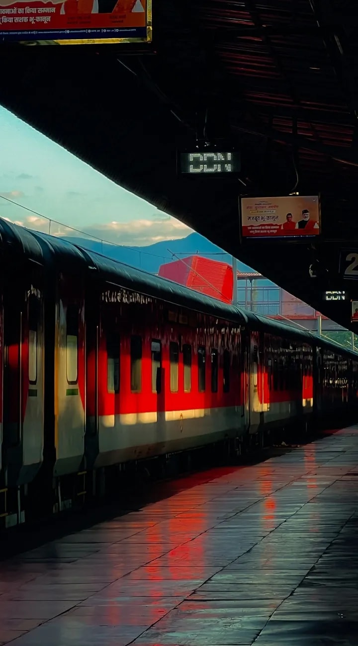 Pushkar to Delhi by Train.