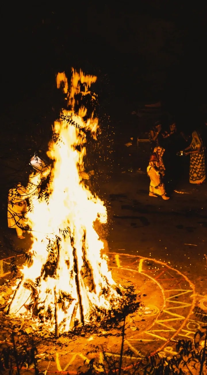 Udaipur to Pushkar. Sacred Sites and Holika Dahan.