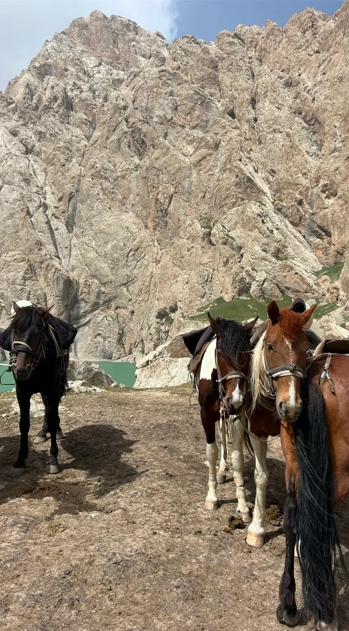  Kel-Suu Lake by Horseback.
