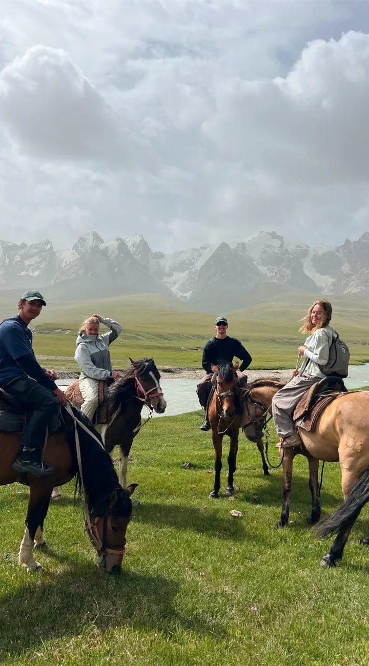 Kyzart to Son-Kul Lake by Horseback.